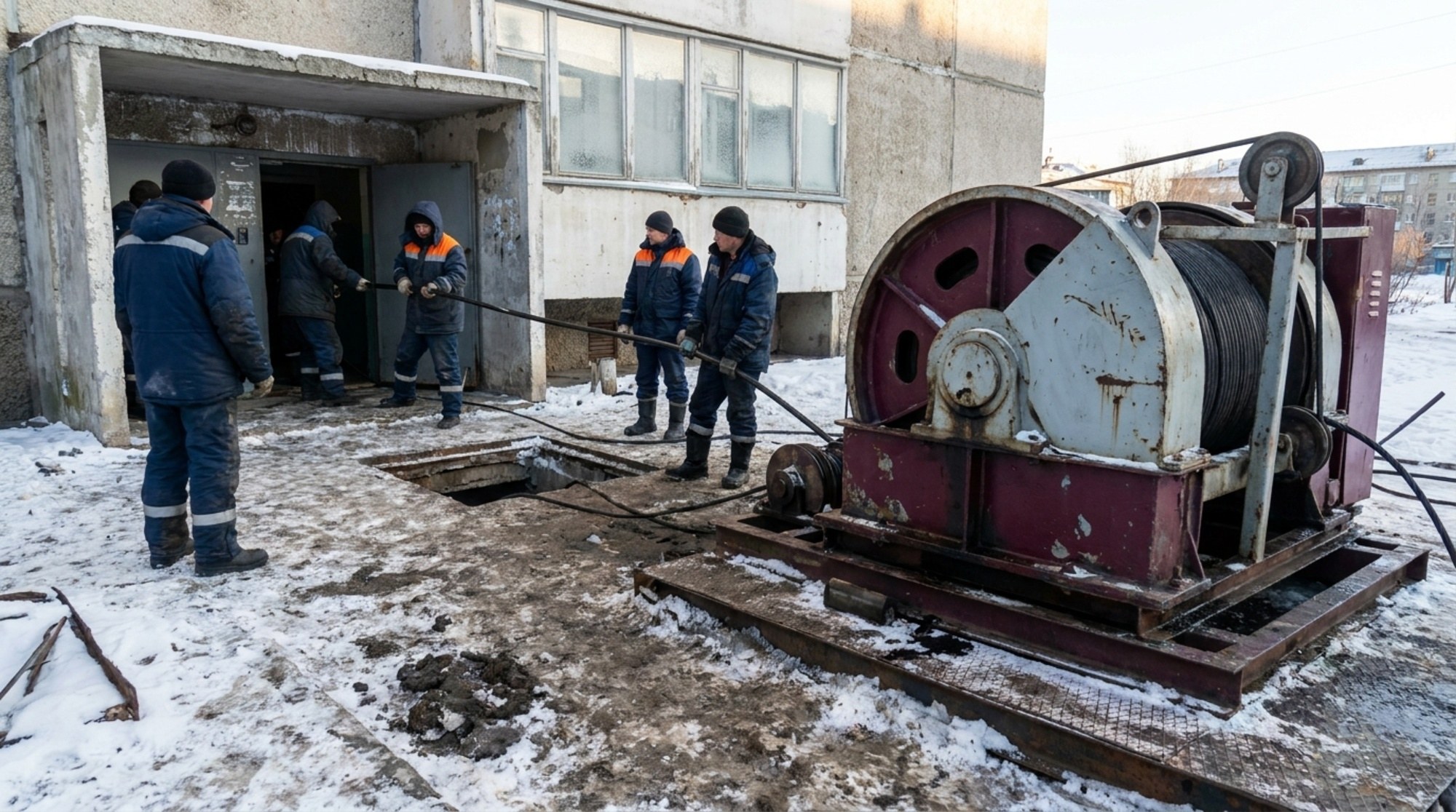 ввод кабеля в здание
