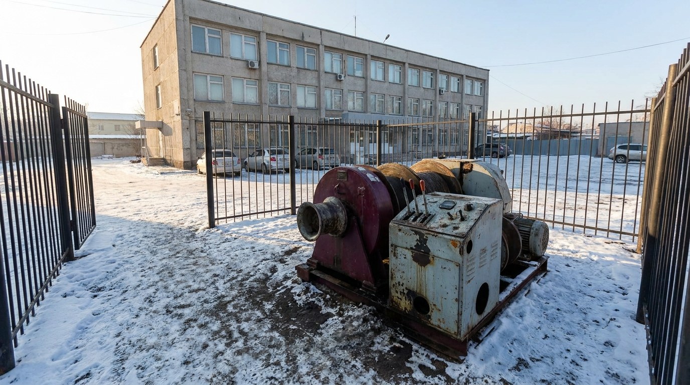 офис и двор в Казахстане